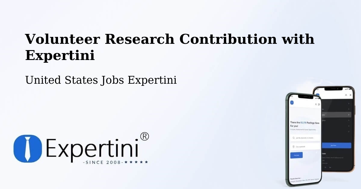Volunteer Research Contribution Program – Corry - United States Jobs Expertini